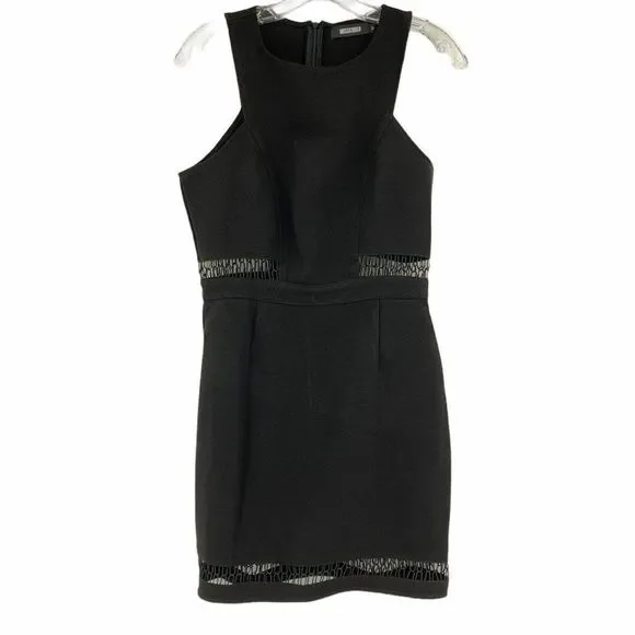 white christmas dresses Heidi Cutout Detail Ribbed Maxi Dress M / Black main image 0